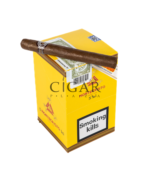 Plaza Cigar on top Montecristo No. 3 (5x5)
