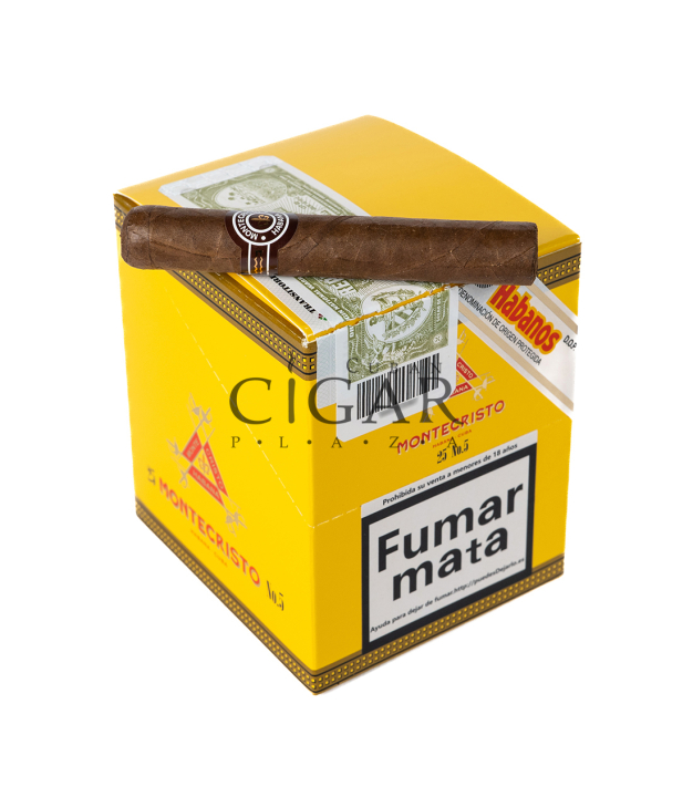 Plaza Cigar on top Montecristo No. 5 (5x5)
