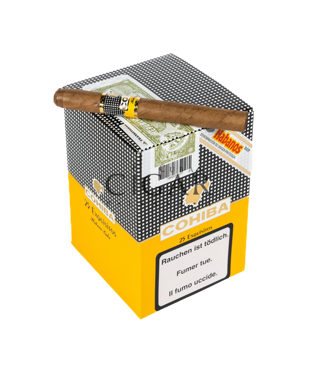 Plaza Cigar on top Cohiba Exquisitos (5x5)

