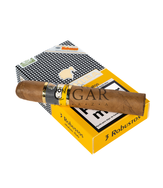 Plaza Cigar on top Cohiba Robustos (Box 3)
